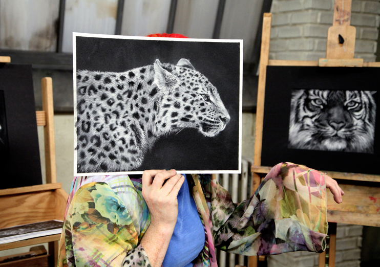 Sharlena 'Behind the Scenes' of Drawing Wild Animals
