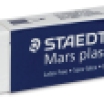 Staedtler Mars Plastic Eraser - I use a utility knife to cut off triangular pieces